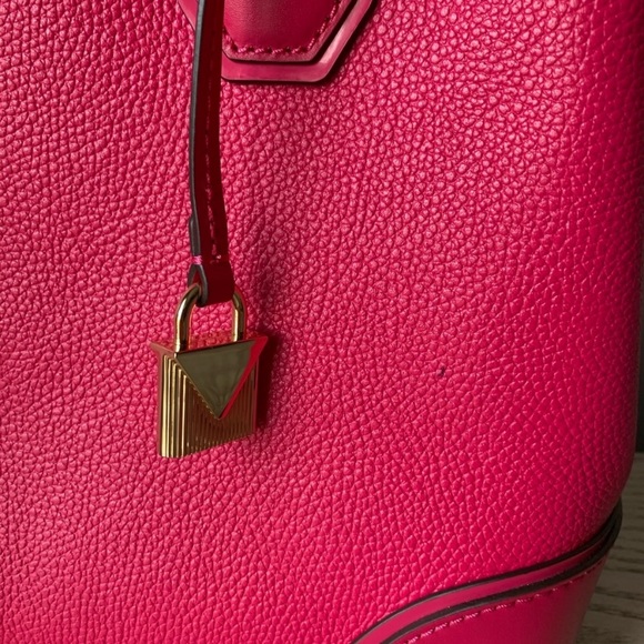 Michael Kors Mercer Satchel bag pink purse tote - Picture 4 of 8